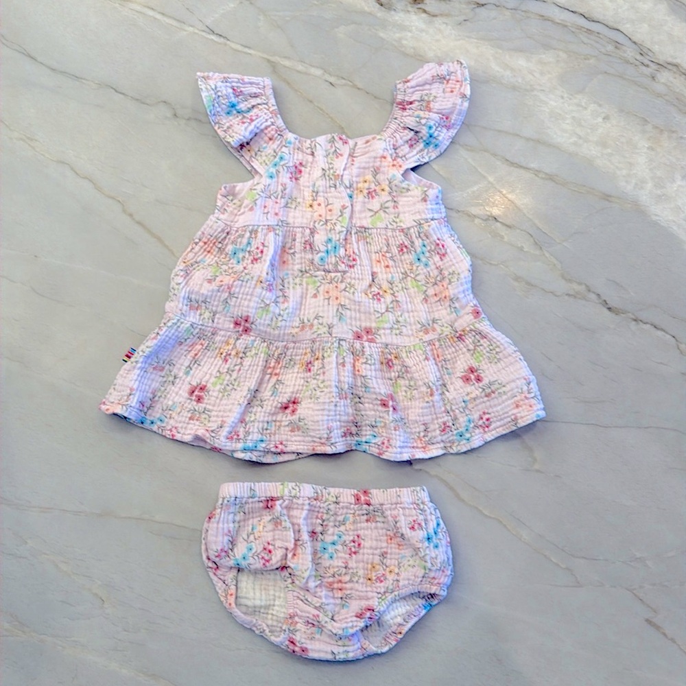 Magnetic Me - magnetic dress and diaper cover set- 9-12M